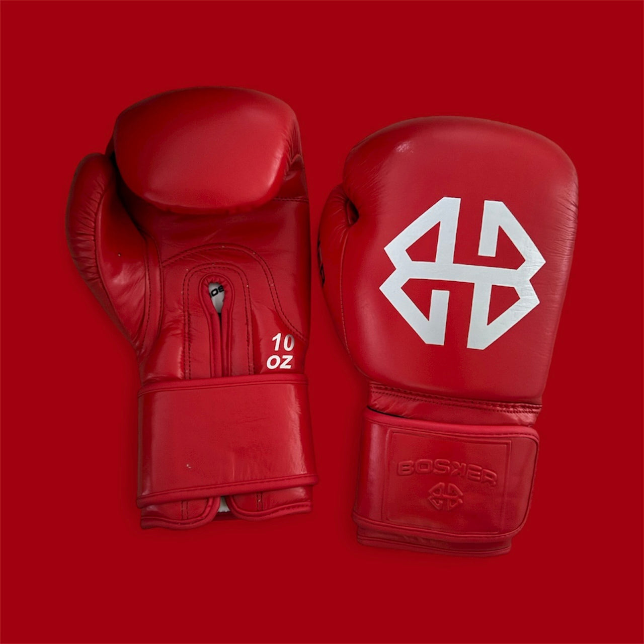 Bosker Velcro Boxing Glove - All Red