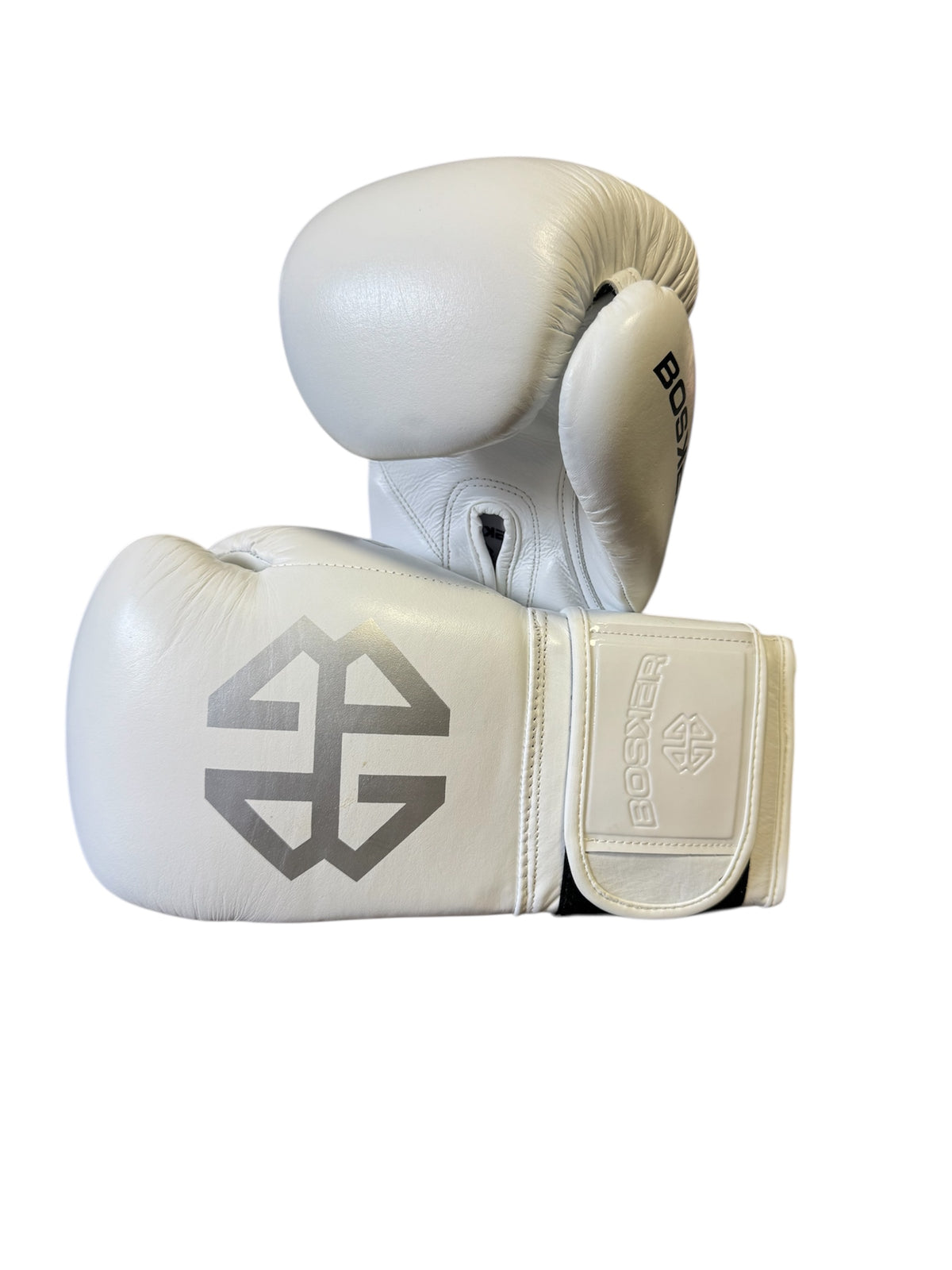 Bosker Velcro Boxing Gloves - All White