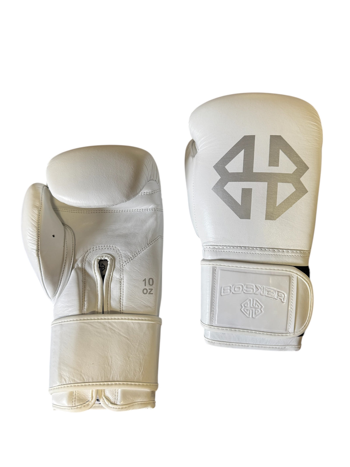 Bosker Velcro Boxing Gloves - All White