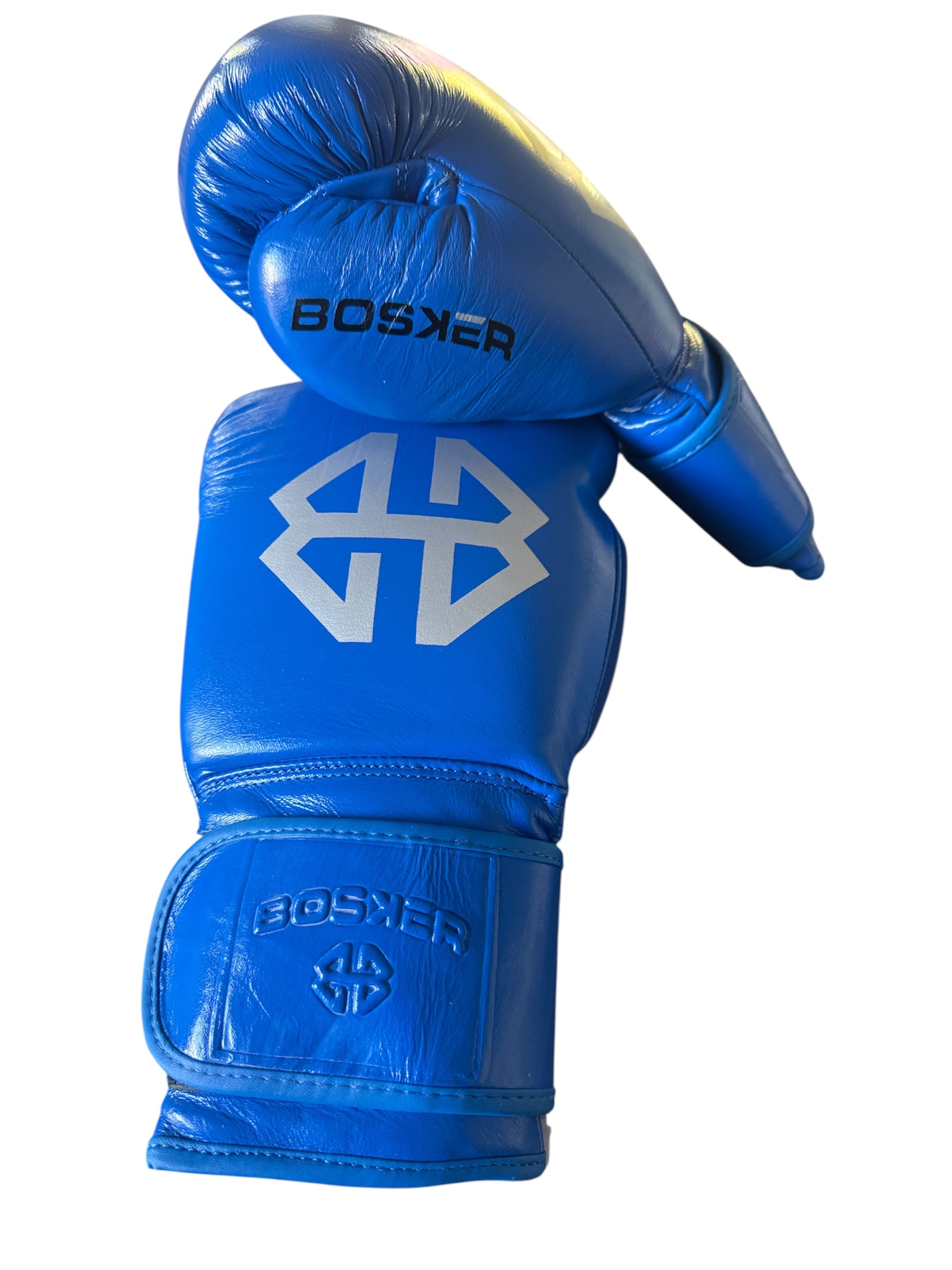 Bosker Velcro Boxing Glove - Blue